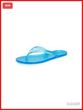 Women's PVC Slip-On Flat Slingback Sandals